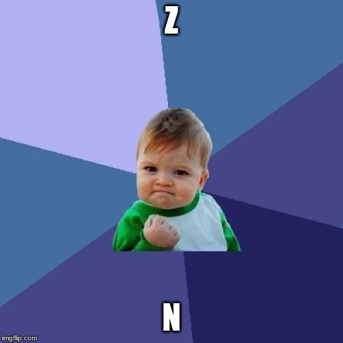 Success Kid Meme | Z; N | image tagged in memes,success kid | made w/ Imgflip meme maker