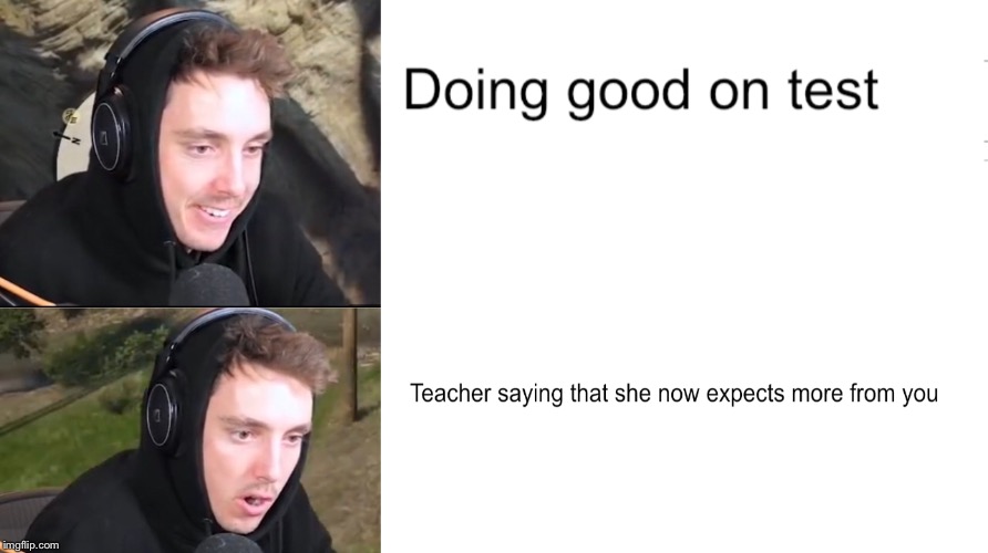 School 100 | image tagged in lazarbeam | made w/ Imgflip meme maker