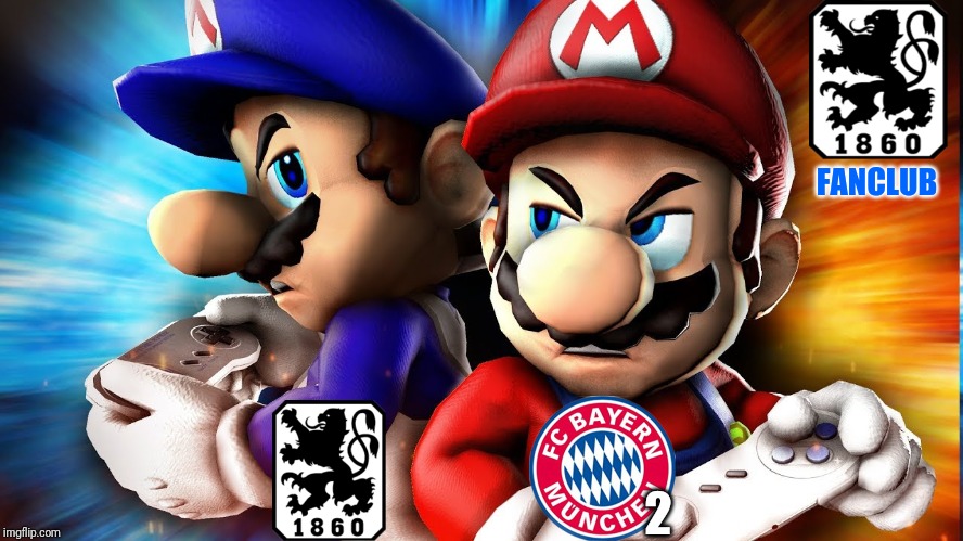 Munich 1860 vs Bayern Munich 2 | FANCLUB; 2 | image tagged in memes,funny,football,soccer,smg4,mario | made w/ Imgflip meme maker