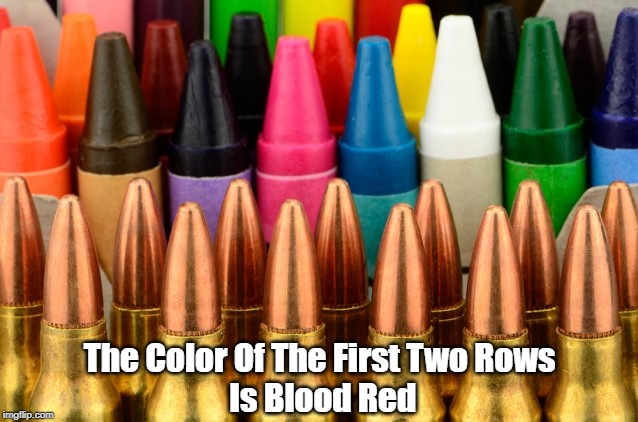 The Color Of The First Two Rows
 Is Blood Red | made w/ Imgflip meme maker