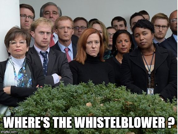 whistleblower | WHERE'S THE WHISTELBLOWER ? | image tagged in ill just wait here | made w/ Imgflip meme maker