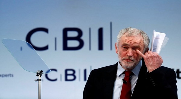 High Quality Corbyn CBI Blank Meme Template