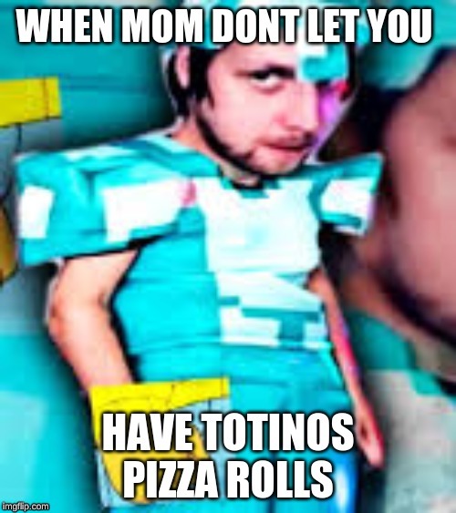 steve minecraft | image tagged in totinos | made w/ Imgflip meme maker