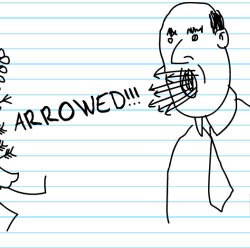 Arrowed! Blank Meme Template