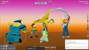 party with out homer | image tagged in gifs,funny | made w/ Imgflip video-to-gif maker