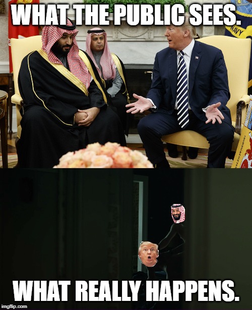 White House Policy | WHAT THE PUBLIC SEES. WHAT REALLY HAPPENS. | image tagged in political meme | made w/ Imgflip meme maker