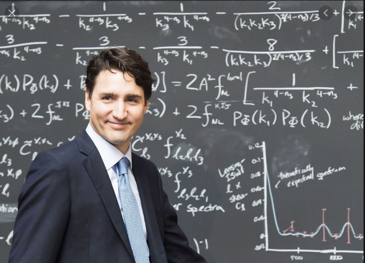 High Quality Trudeau Quantum Physics Blank Meme Template
