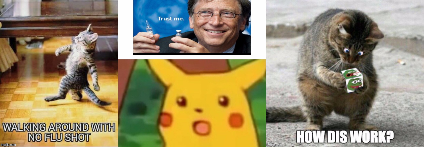 image tagged in memes,surprised pikachu,bill gates,steve jobs vs bill gates,the great awakening,thunderstorm | made w/ Imgflip meme maker