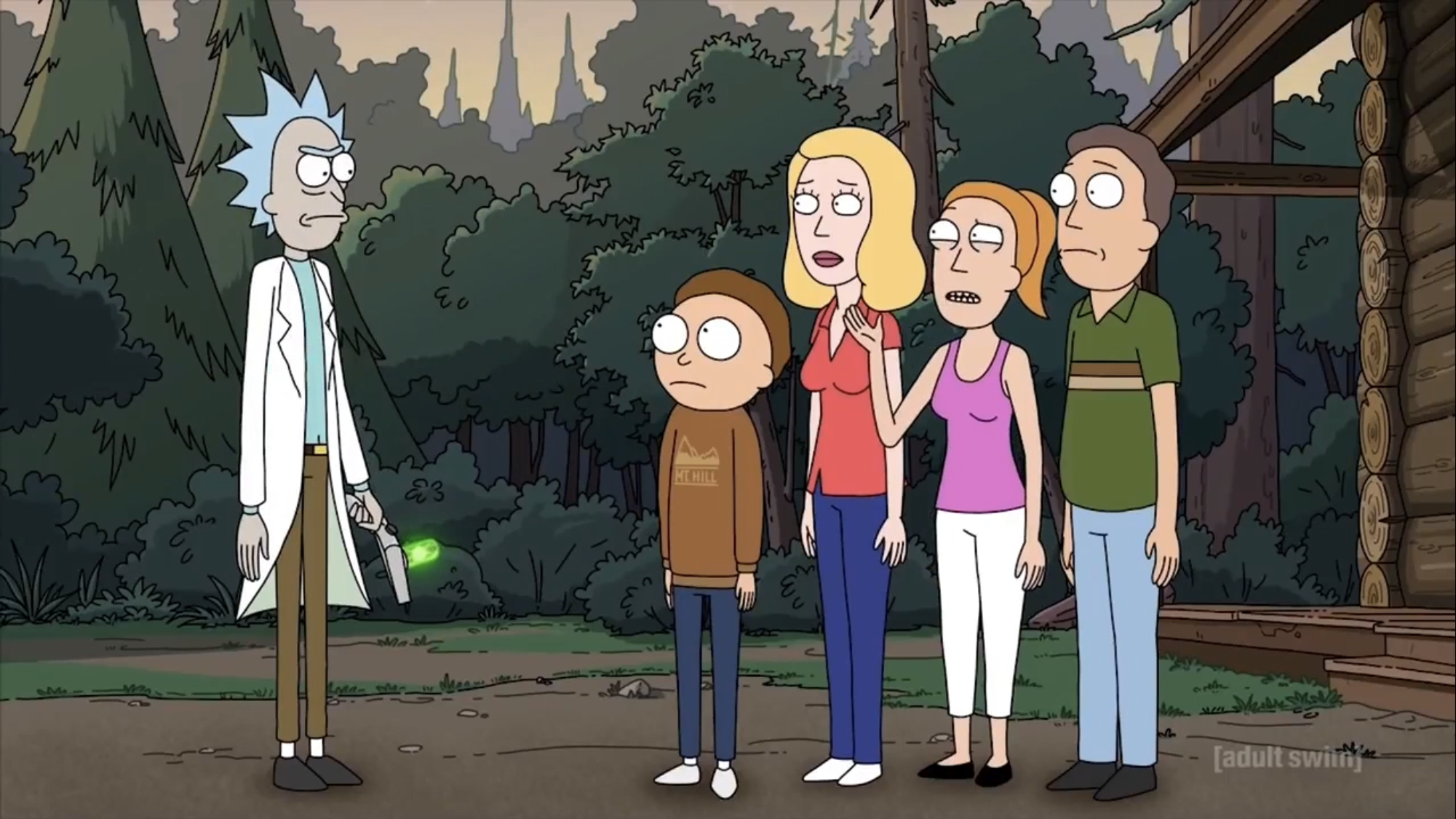 High Quality Because of the farts? Summer (Rick and Morty) Blank Meme Template