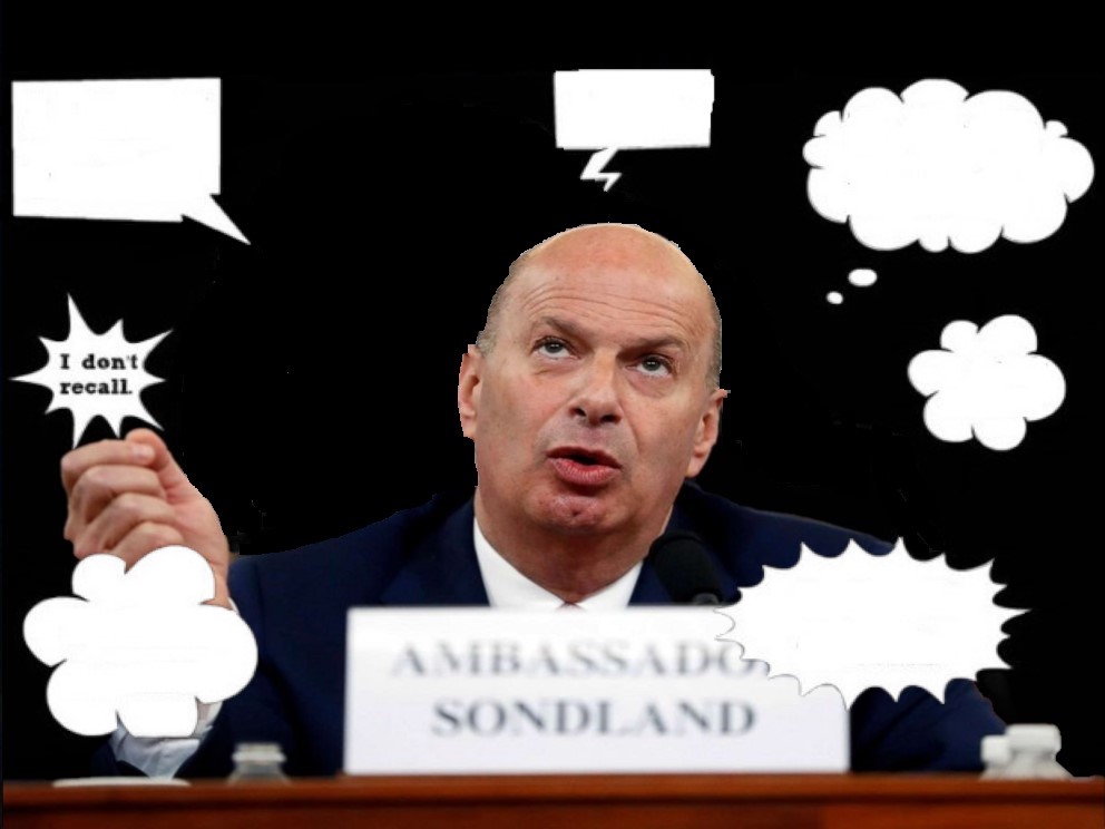 US Ambassador Gordon Sondland Blank Meme Template