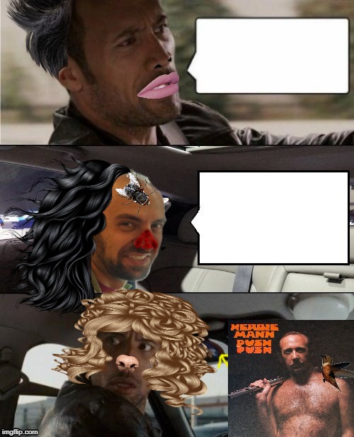 High Quality The Rock Driving Ed Blank Meme Template