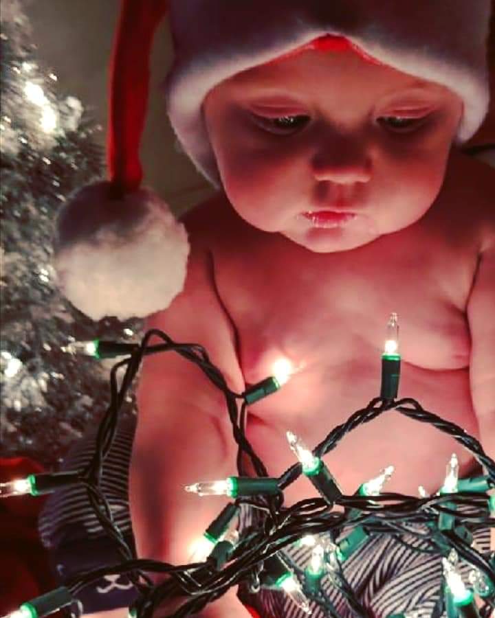 Christmas Baby Blank Meme Template