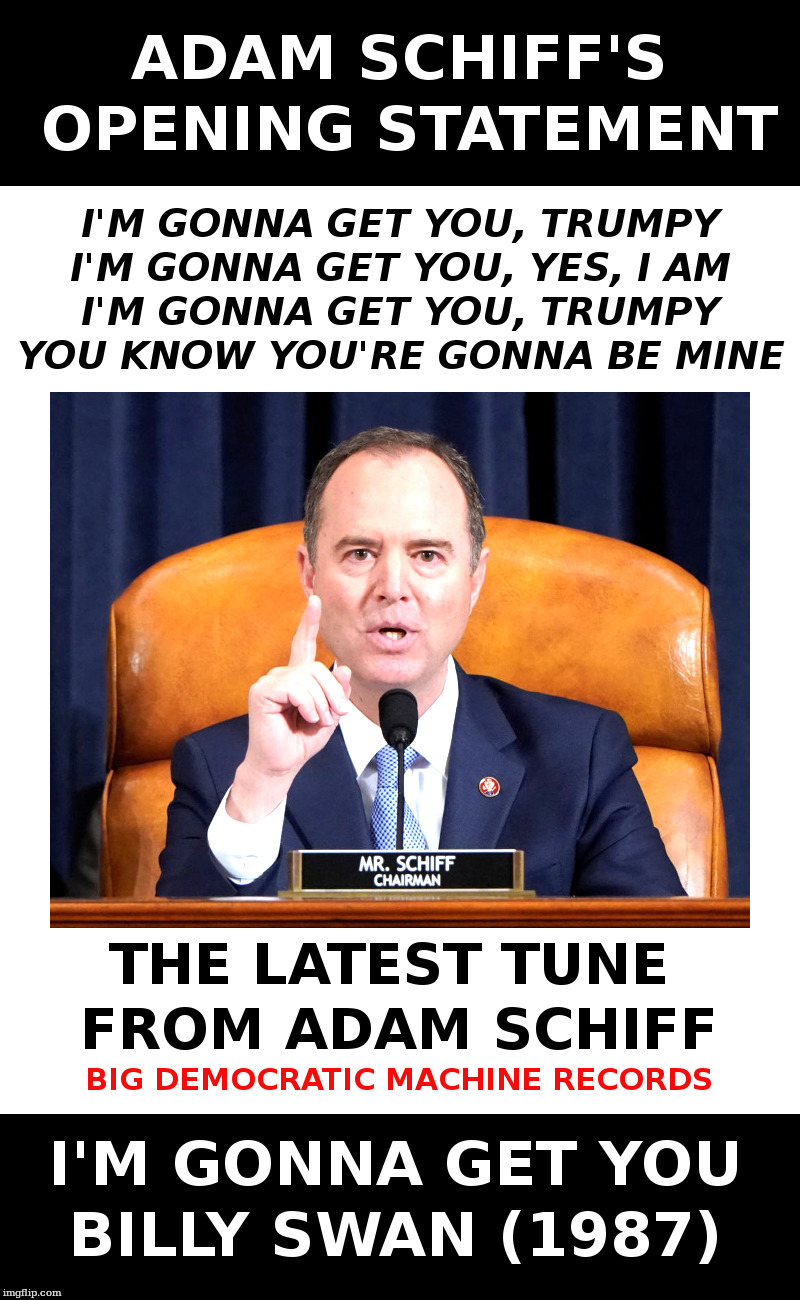Adam Schiff's Opening Statement | image tagged in adam schiff,democrats,impeachment,the resistance,witch hunt | made w/ Imgflip meme maker