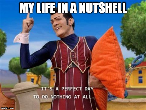 MY LIFE IN A NUTSHELL | image tagged in memes | made w/ Imgflip meme maker