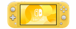 Gold Nintendo Switch Lite | image tagged in gifs,gaming | made w/ Imgflip images-to-gif maker