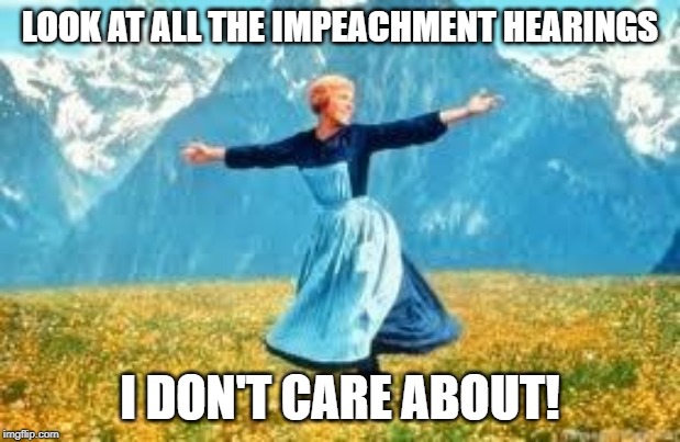 Look At All These Meme | LOOK AT ALL THE IMPEACHMENT HEARINGS; I DON'T CARE ABOUT! | image tagged in memes,look at all these | made w/ Imgflip meme maker
