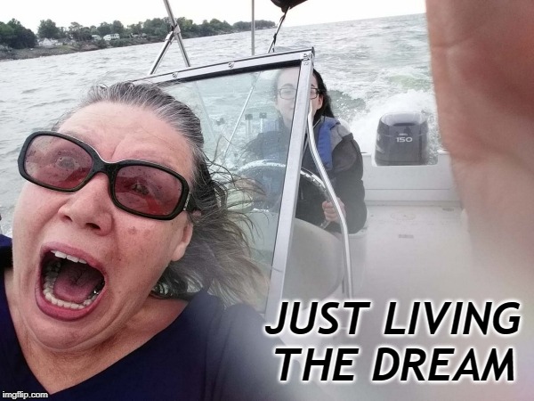 JUST LIVING THE DREAM | image tagged in living the dream | made w/ Imgflip meme maker