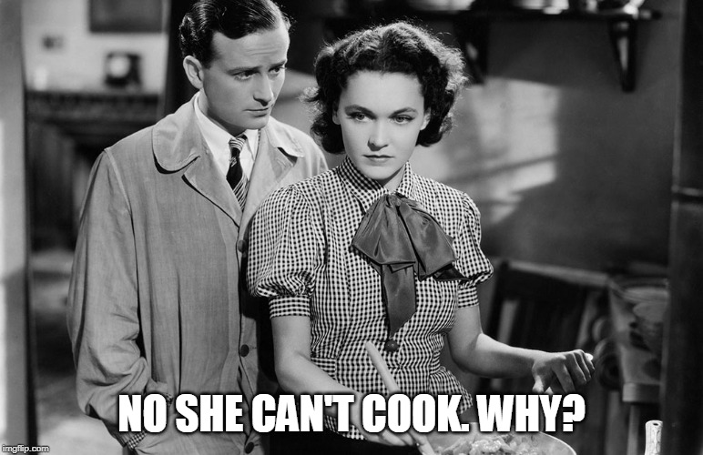 Devil Doll | NO SHE CAN'T COOK. WHY? | image tagged in devil doll | made w/ Imgflip meme maker