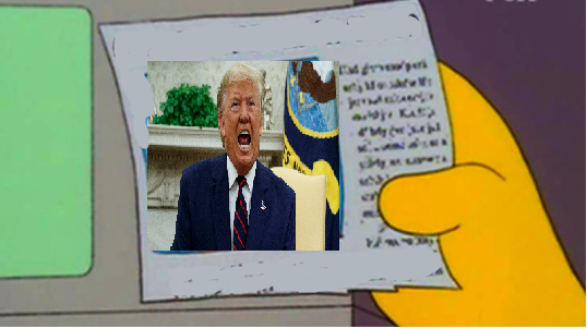 Old Man Trump Blank Meme Template