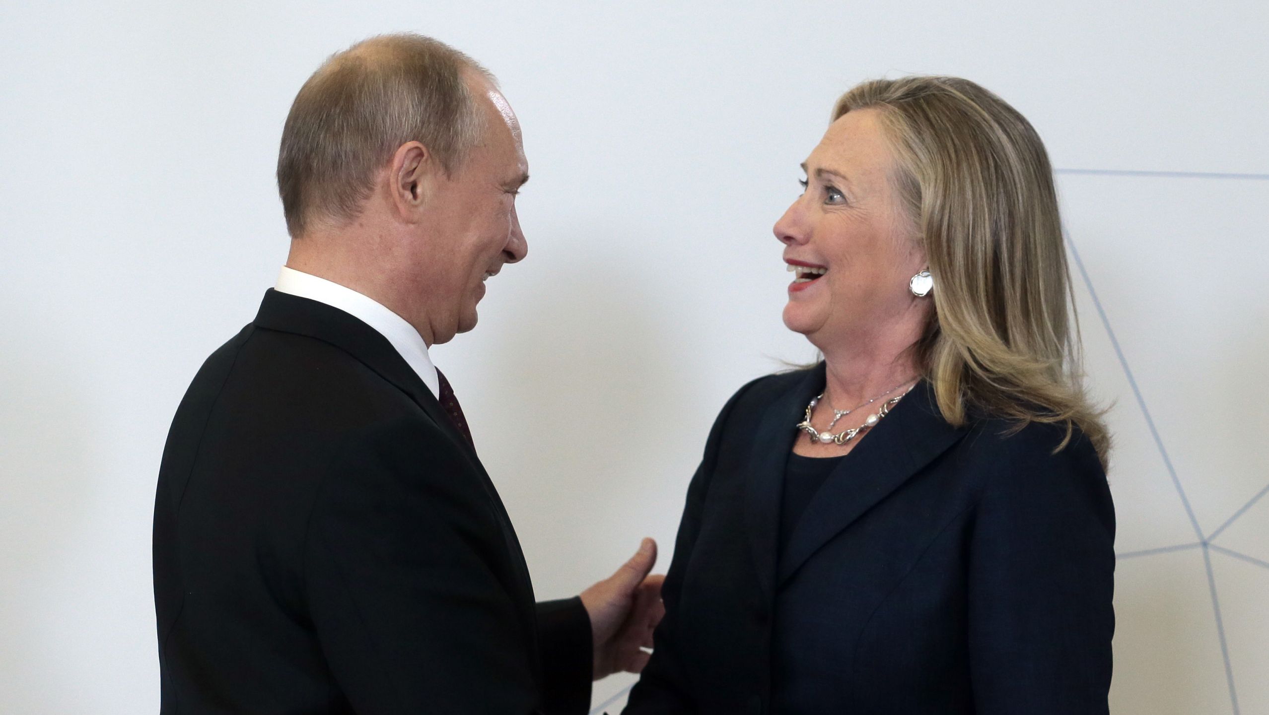 Putin Hillary Blank Meme Template