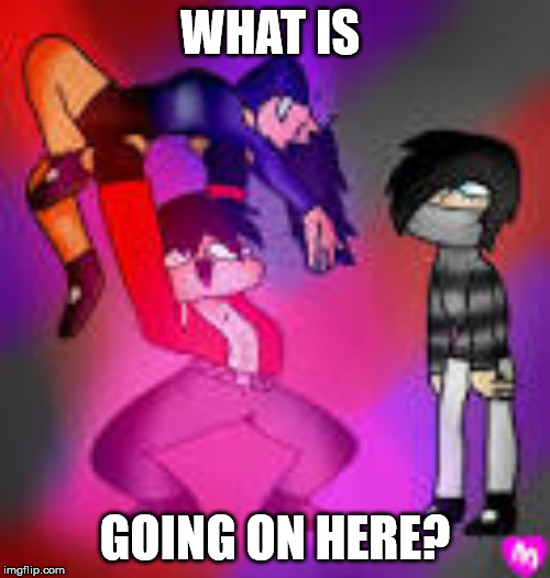 Aphmau | WHAT IS; GOING ON HERE? | image tagged in aphmau | made w/ Imgflip meme maker