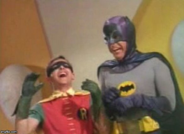 60s Batman Laughing | image tagged in 60s batman laughing | made w/ Imgflip meme maker