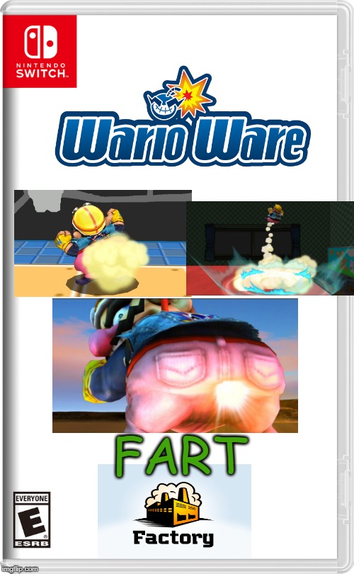 FART WITH WARIO | FART | image tagged in nintendo switch,wario,fart | made w/ Imgflip meme maker