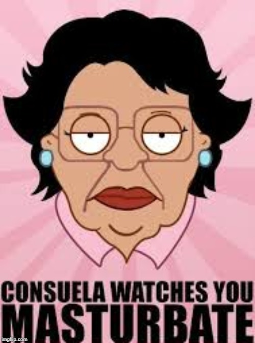 Meester No Here | image tagged in consuela | made w/ Imgflip meme maker