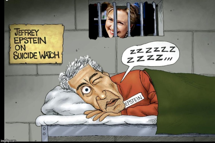 Hillary spying on Jeffrey Epstein | image tagged in hillary clinton,jeffrey epstein,meme,sleep,spying,nap | made w/ Imgflip meme maker