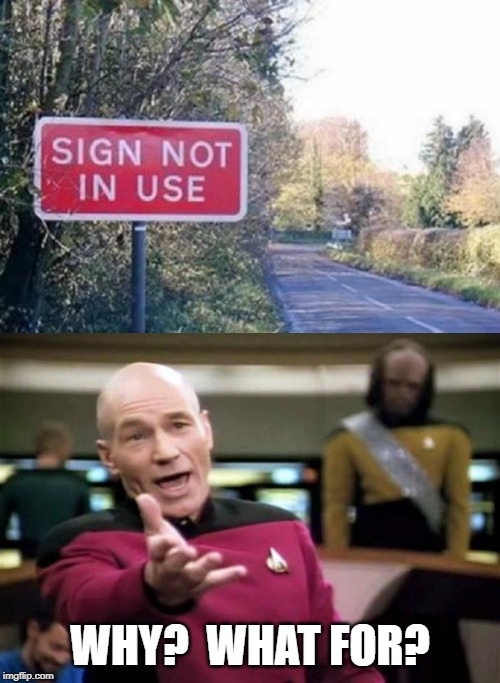 WHY?  WHAT FOR? | image tagged in memes,picard wtf | made w/ Imgflip meme maker