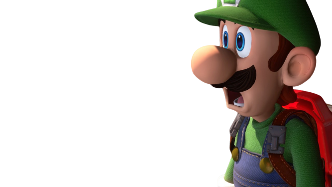 High Quality Surprised Luigi Blank Meme Template