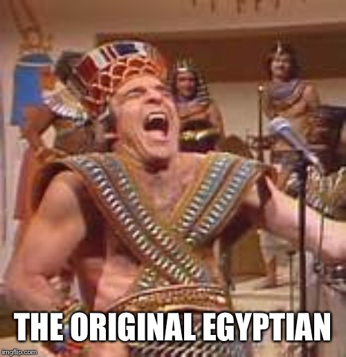 Steve Martin Egyptian | THE ORIGINAL EGYPTIAN | image tagged in steve martin egyptian | made w/ Imgflip meme maker