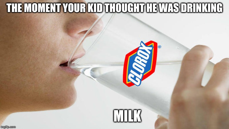 THE MOMENT YOUR KID THOUGHT HE WAS DRINKING; MILK | image tagged in election 2016 | made w/ Imgflip meme maker