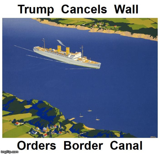 Panama Imposes Tariffs | image tagged in politics,border wall,trump,donald trump,funny | made w/ Imgflip meme maker