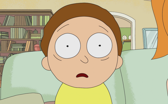 High Quality Stunned Morty Blank Meme Template