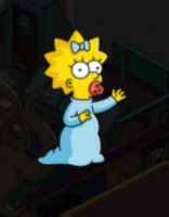 High Quality Maggie Simpson Blank Meme Template