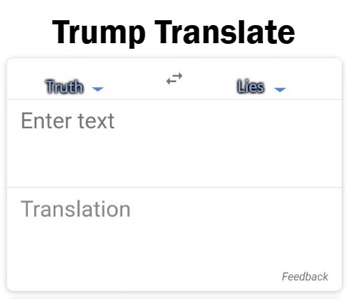 Trump Translate Blank Meme Template