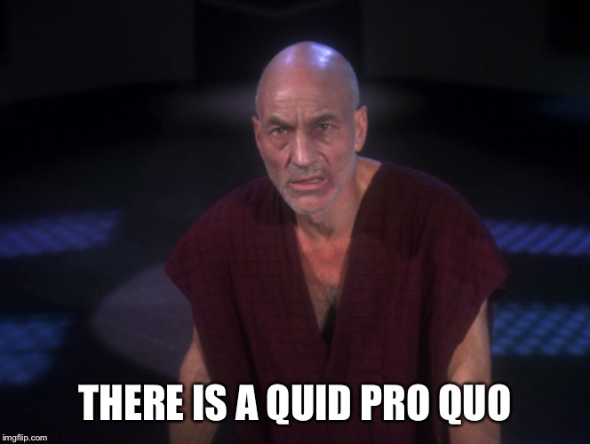 THERE IS A QUID PRO QUO | made w/ Imgflip meme maker
