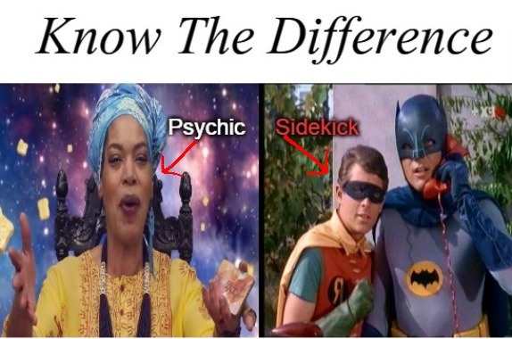 High Quality Know the Difference Psychic and Side Kick Blank Meme Template