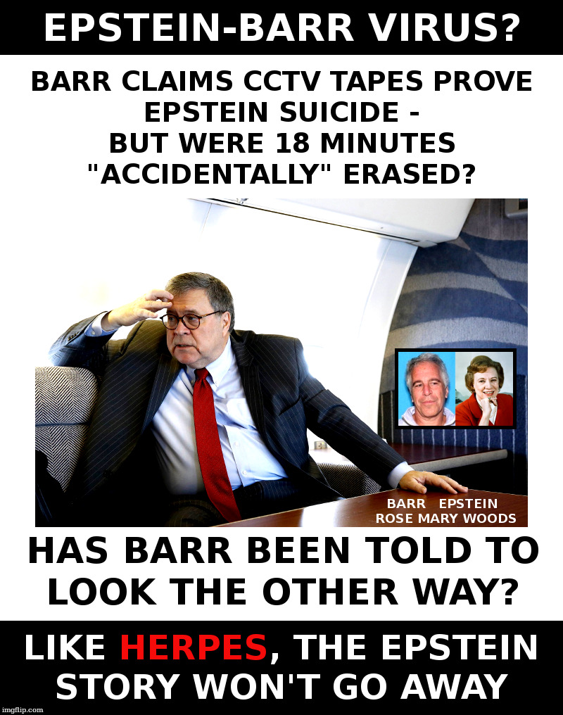 Epstein-Barr Virus? | image tagged in epstein,barr,nixon,rose mary woods,herpes | made w/ Imgflip meme maker