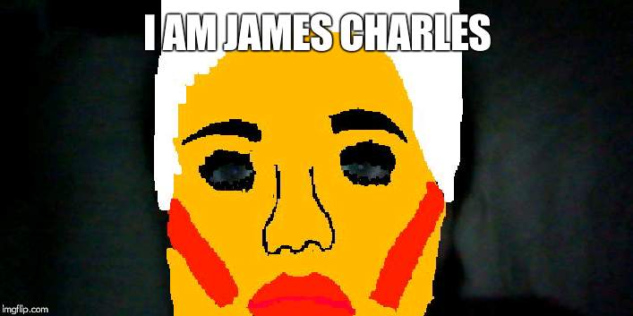 i am james charles | I AM JAMES CHARLES | image tagged in i am james charles | made w/ Imgflip meme maker