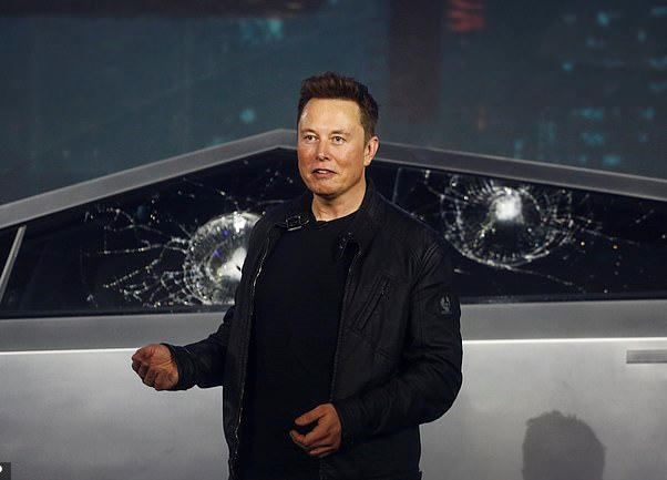 Elon Musk Broken Cybertruck Windows Blank Meme Template