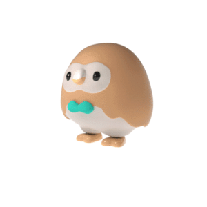 High Quality Rowlet put down the gun Blank Meme Template