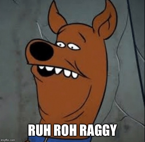 RUH roh Raggy | RUH ROH RAGGY | image tagged in scooby doo,shaggy | made w/ Imgflip meme maker