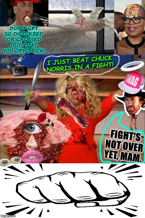 don't get so disturbed or grossed out that you opechuck | DON'T GET SO DISTURBED OR GROSSED OUT THAT YOU OPECHUCK! | image tagged in don't get so disturbed or grossed out that you opechuck | made w/ Imgflip meme maker