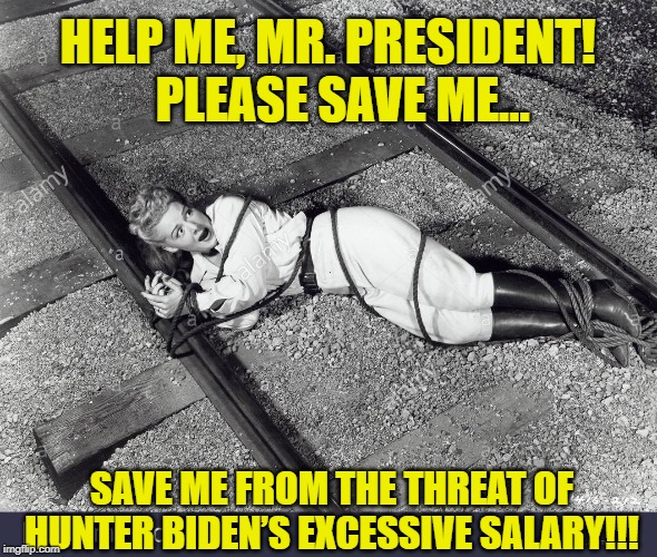 Pauline Needs POTUS | HELP ME, MR. PRESIDENT!    PLEASE SAVE ME…; SAVE ME FROM THE THREAT OF HUNTER BIDEN’S EXCESSIVE SALARY!!! | image tagged in hunter,deplorable donald,donald trump memes,donald trump approves,impeach trump | made w/ Imgflip meme maker