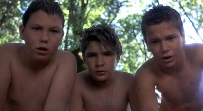 High Quality Stand by me leech scene Blank Meme Template