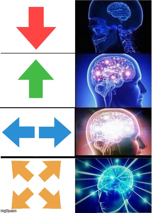 Sidevotes need to be a thing | image tagged in memes,expanding brain | made w/ Imgflip meme maker