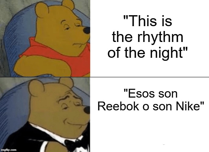 reebok nike rhythm of the night