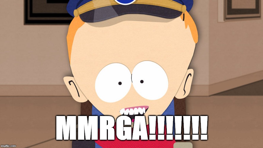 South Park Timmy | MMRGA!!!!!!! | image tagged in south park timmy | made w/ Imgflip meme maker